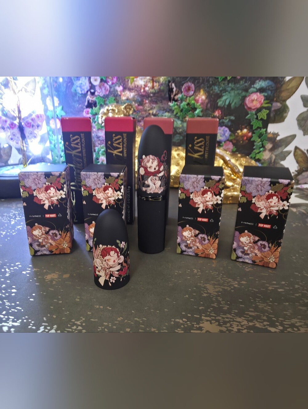 MAC × Skullpanda Powder kiss liptick bundle set limited edition. - Picture 3 of 10